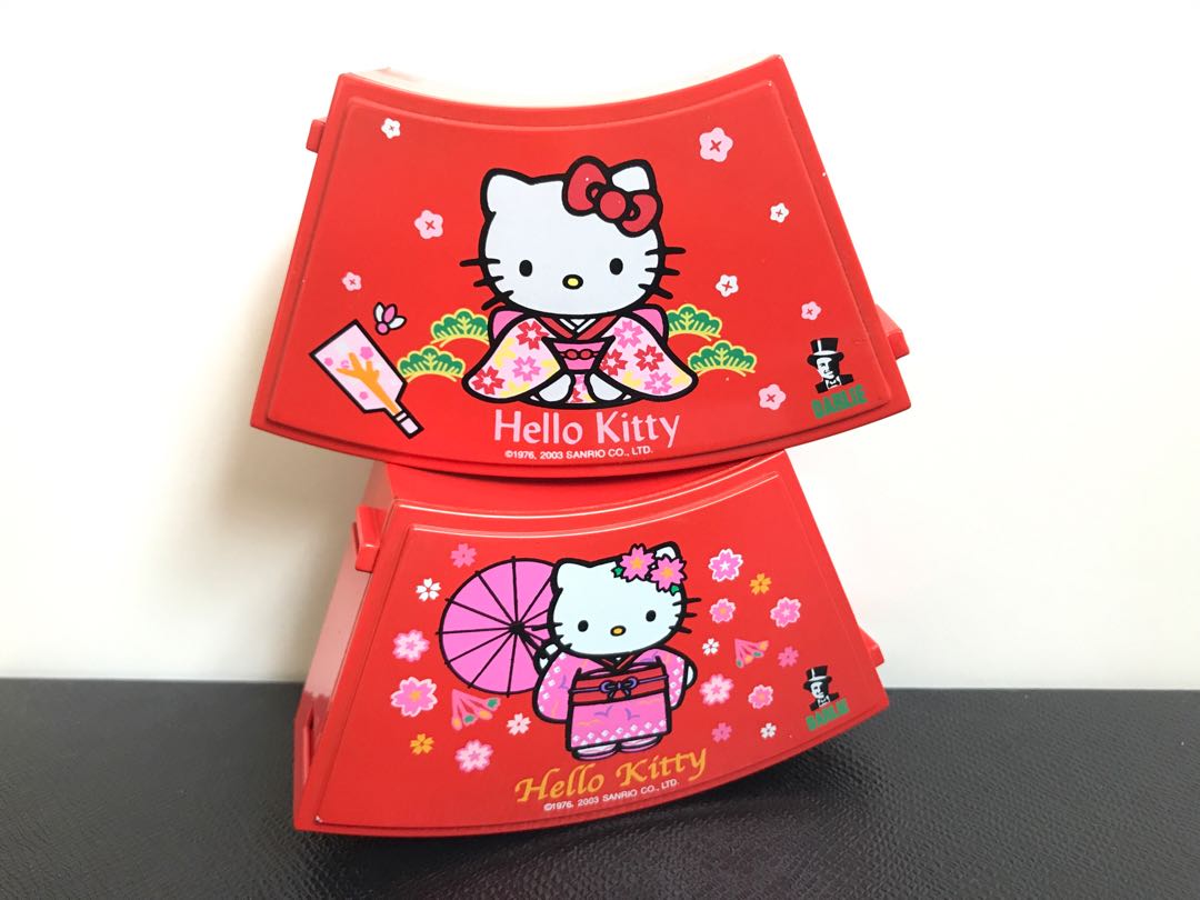 BN Set of Hello Kitty Containers, Furniture & Home Living, Kitchenware ...