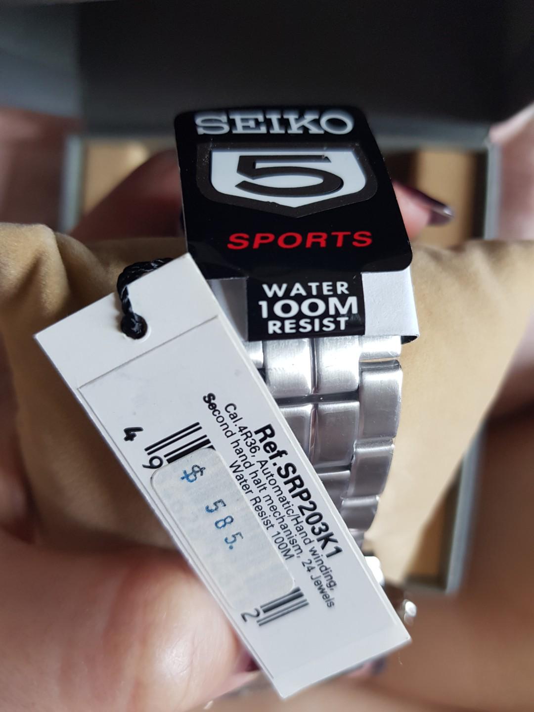 BNIB Seiko 4R36A Automatic Watch Men s Fashion Watches