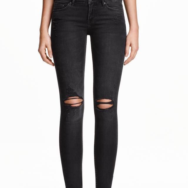 h&m black jeans womens