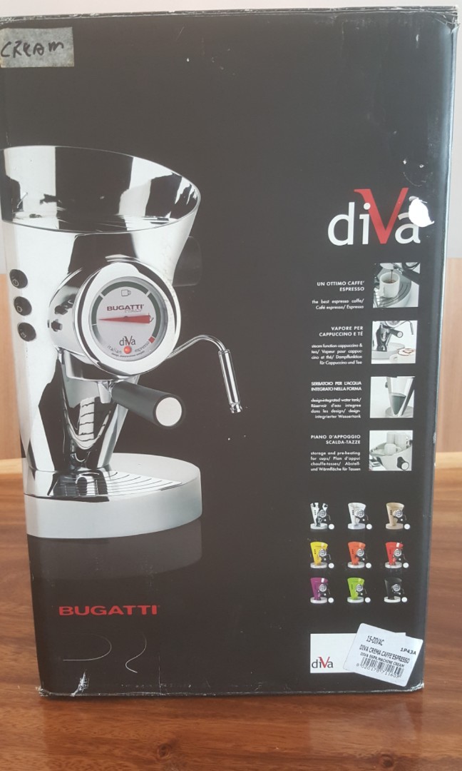 Bugatti Diva Coffee Machine Home Appliances Kitchenware On Carousell