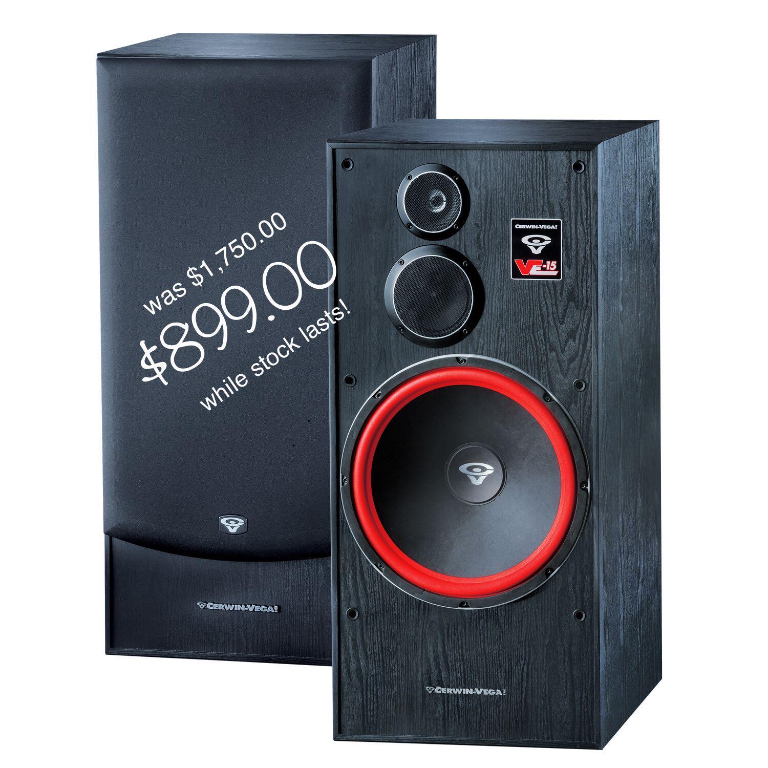 Used cerwin vega speakers for sale top
