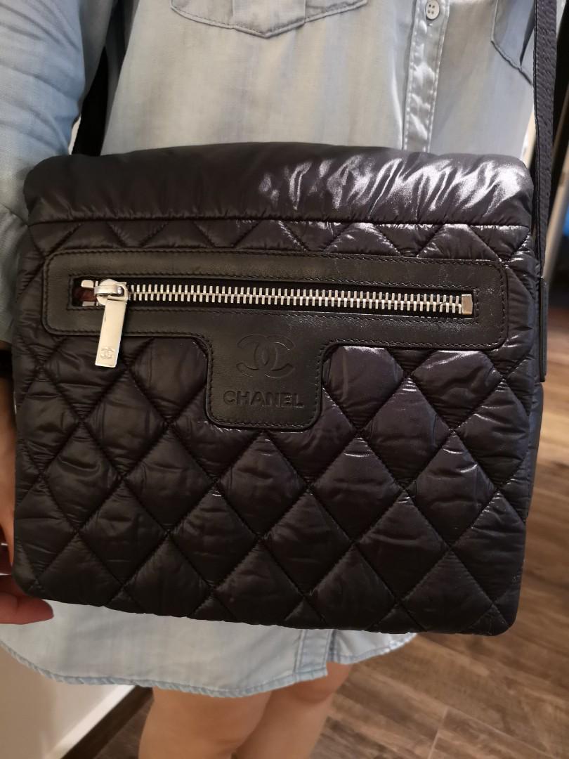 Chanel cocoon nylon sling bag messenger, Luxury, Bags & Wallets on Carousell