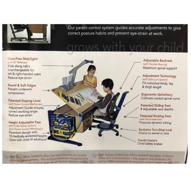 Crosscom Ergonomic Study Tables And Chairs Furniture Tables Chairs On Carousell