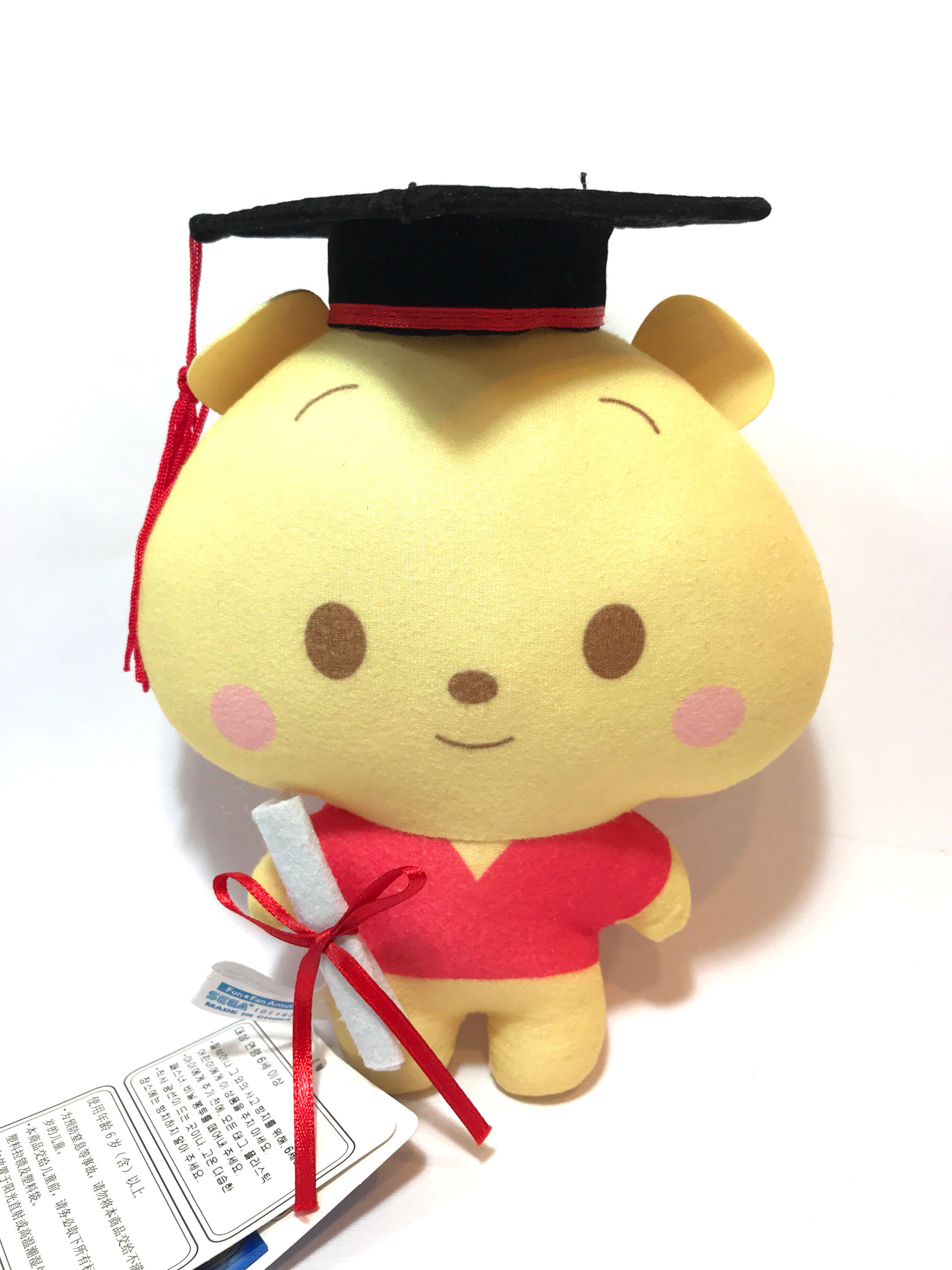 winnie the pooh graduation plush