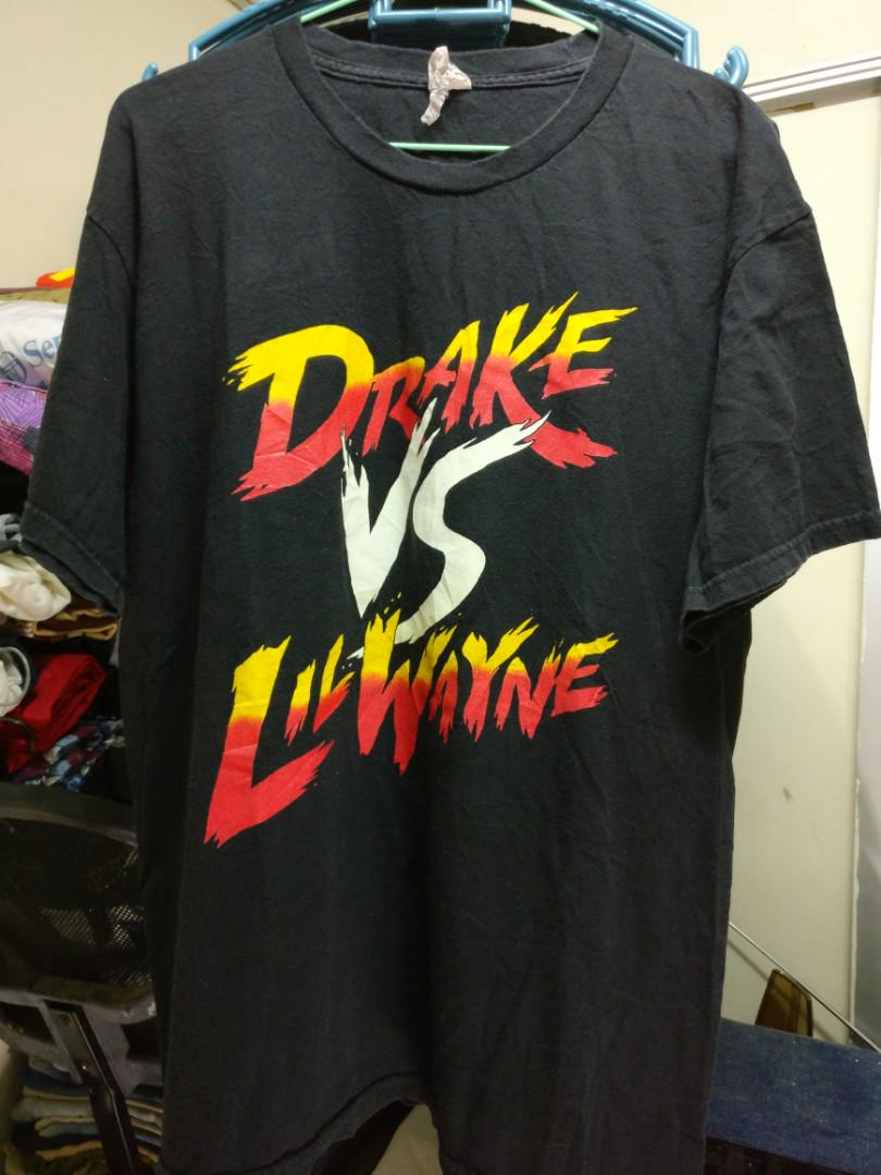Drake Vs Lil Wayne 2014 Tour t shirt, Men's Fashion, Tops & Sets ...