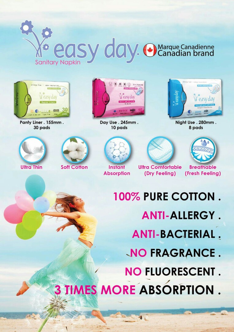 Easyday Sanitary Pad Beauty Personal Care Face Face Care on