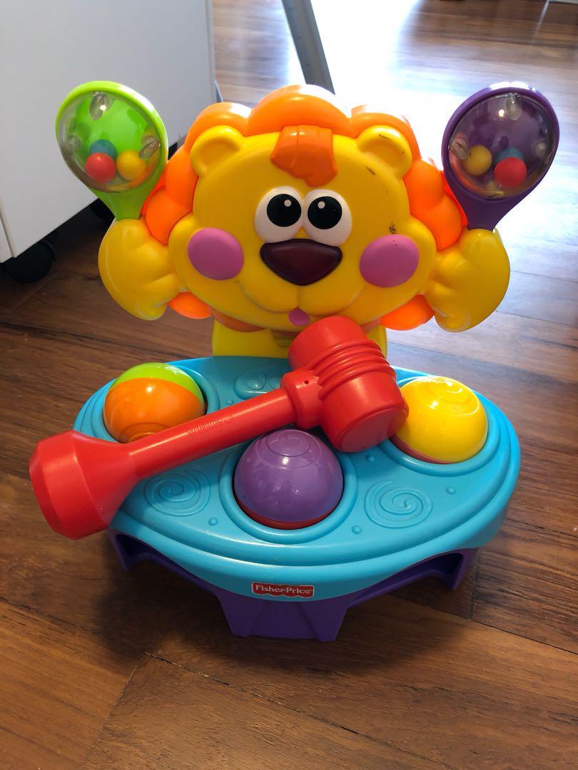 Fisher price bop shop and rock musical lion
