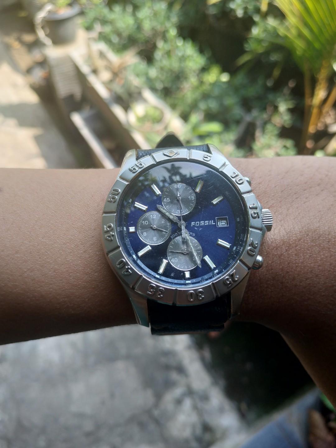 Fossil Blue CH 2332 Fesyen Pria Jam Tangan di Carousell