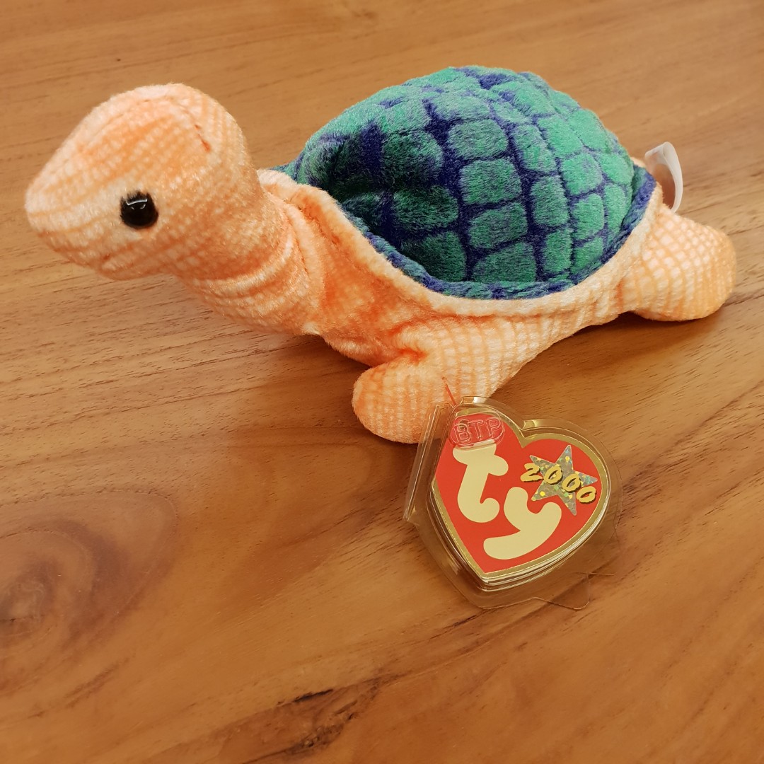 peekaboo turtle beanie baby