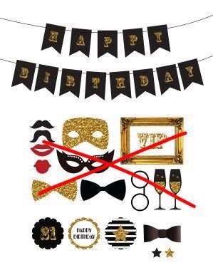 Great Gatsby Theme Party Decor Birthdays Banners Design Craft