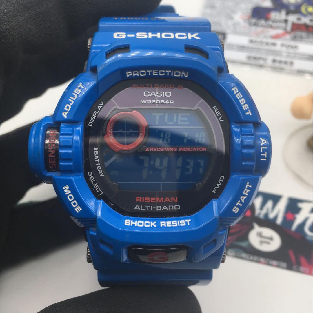 G shock GW 9200 Riseman Men In Earth Blue Men s Fashion Watches