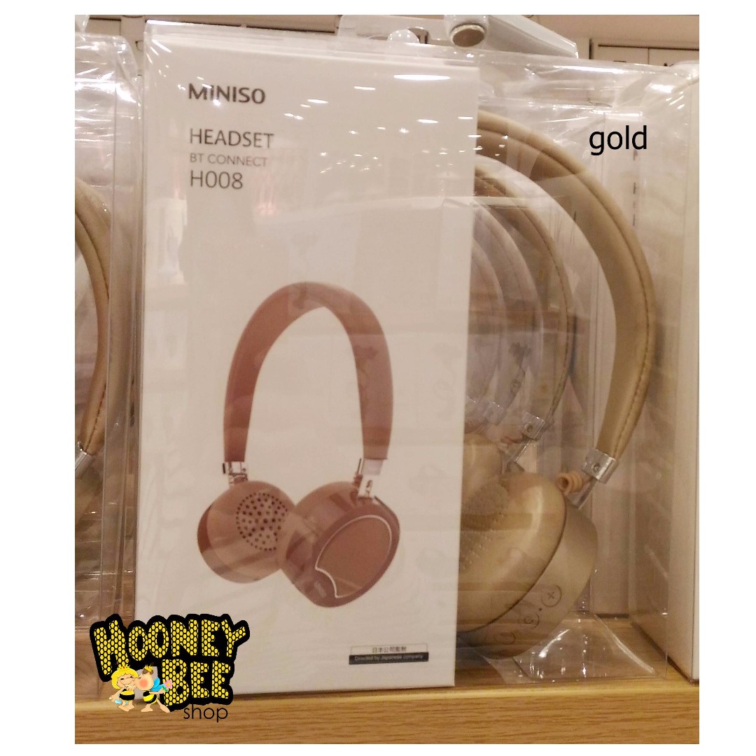 Headphone With Bluetooth Connect H008 Miniso Import Musik Media