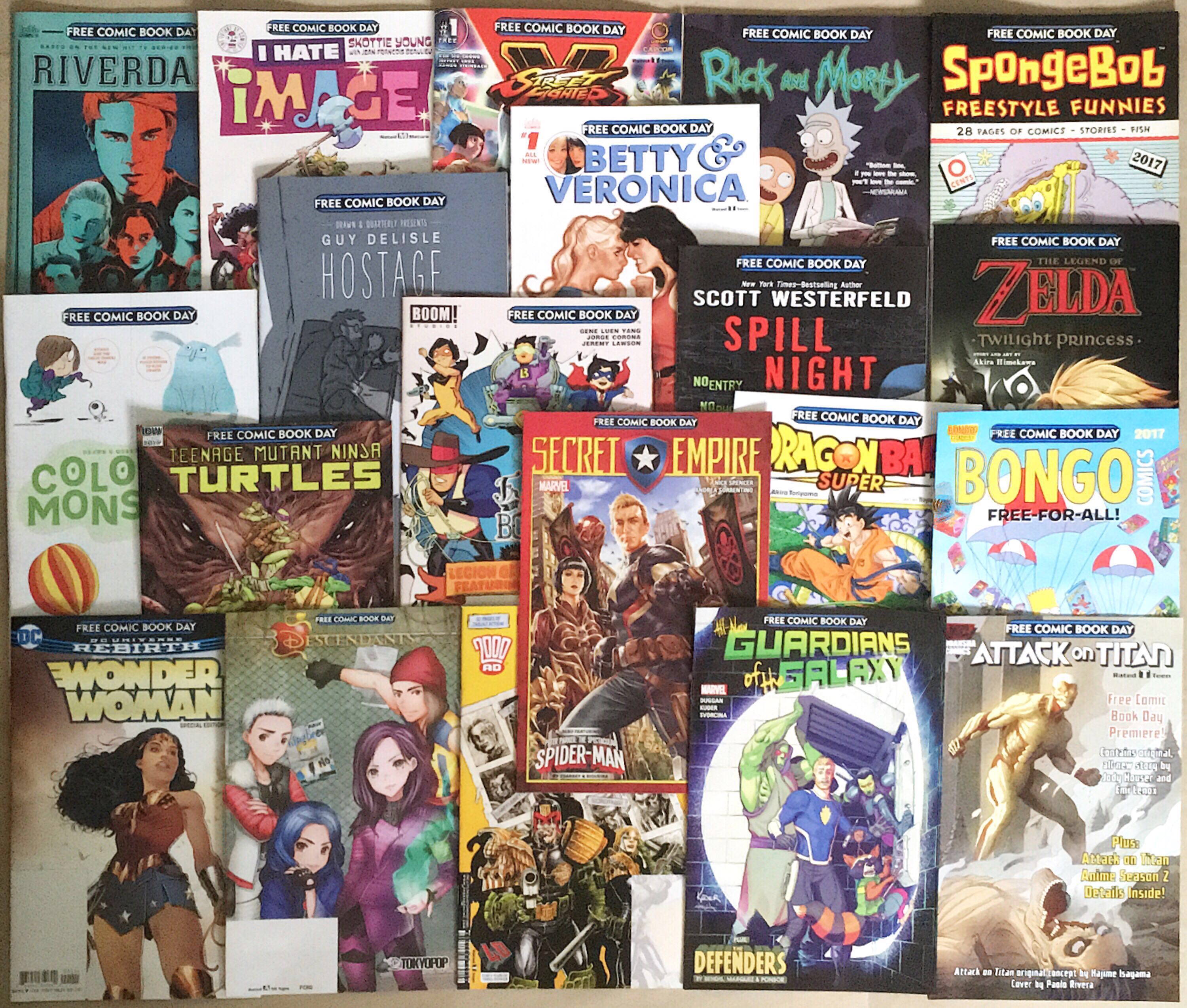 Highly Collectable ‘Comic Book Day’ 2017 - 20 titles!, Hobbies & Toys ...