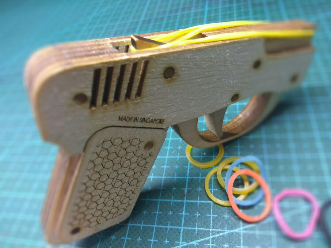Rubber Band Gun, Hobbies & Toys, Toys & Games on Carousell