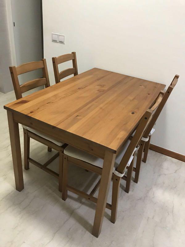 Ikea Dining Table Set Furniture Tables Chairs On Carousell