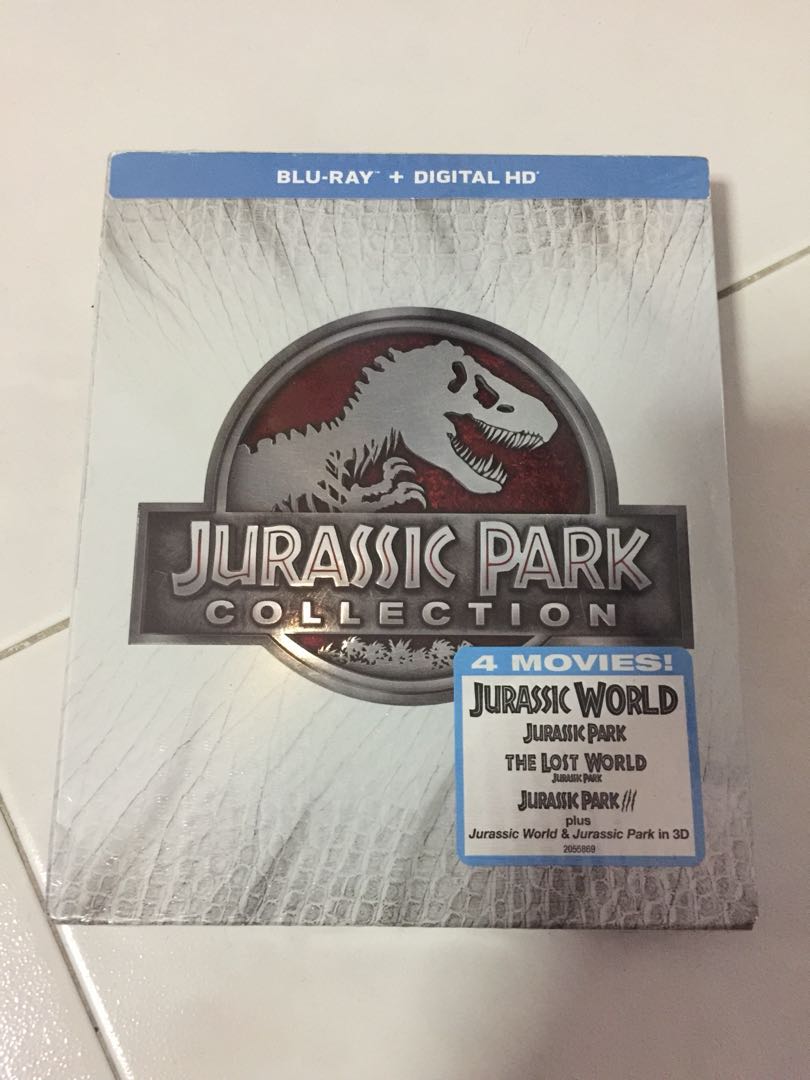 Jurassic Park Collection Bluray 3d Bluray Digital Music Media