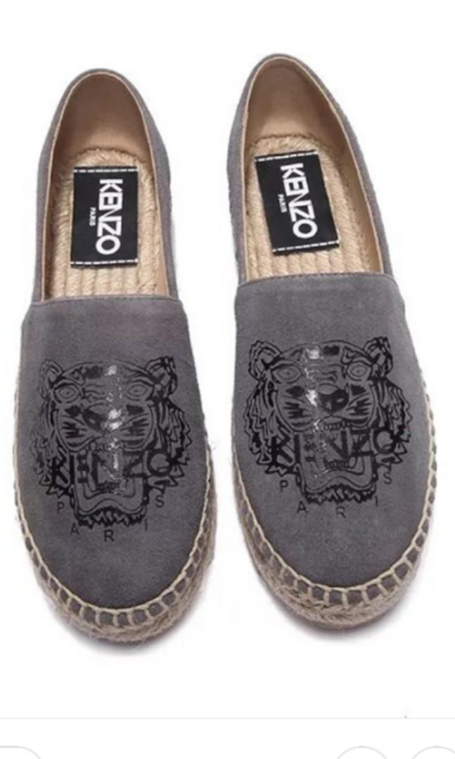 kenzo suede espadrilles