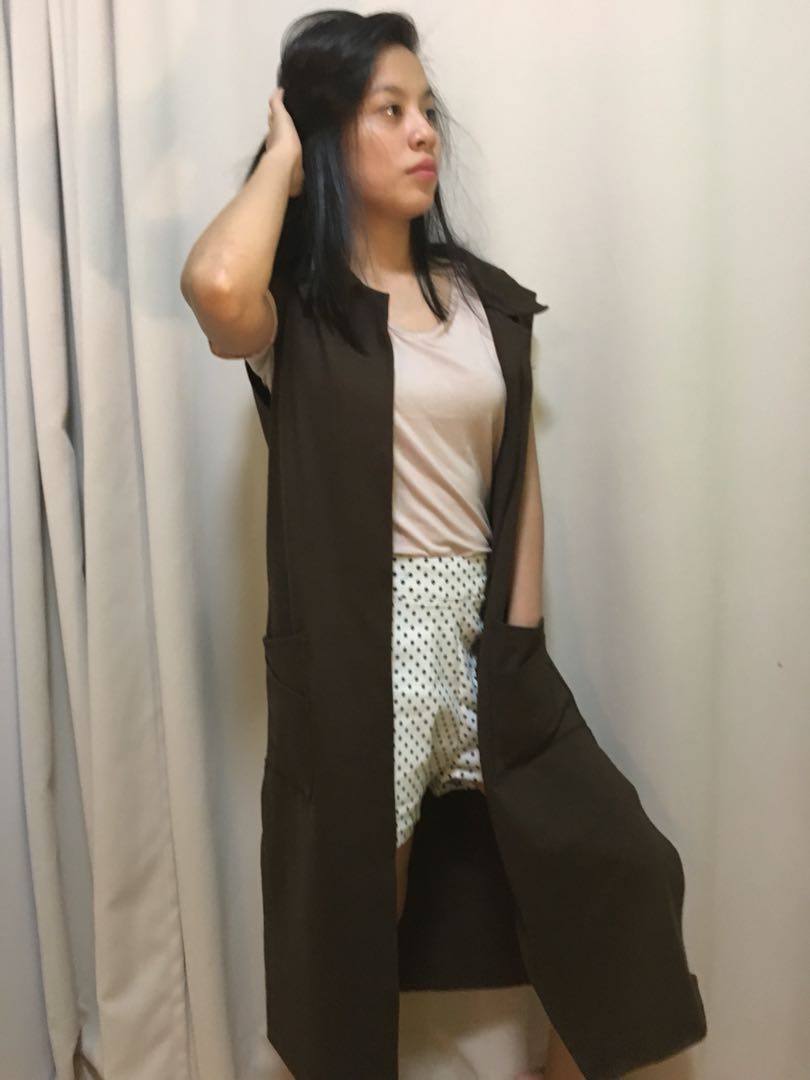 Korean Vest, Women's Fashion, Tops, Others Tops on Carousell