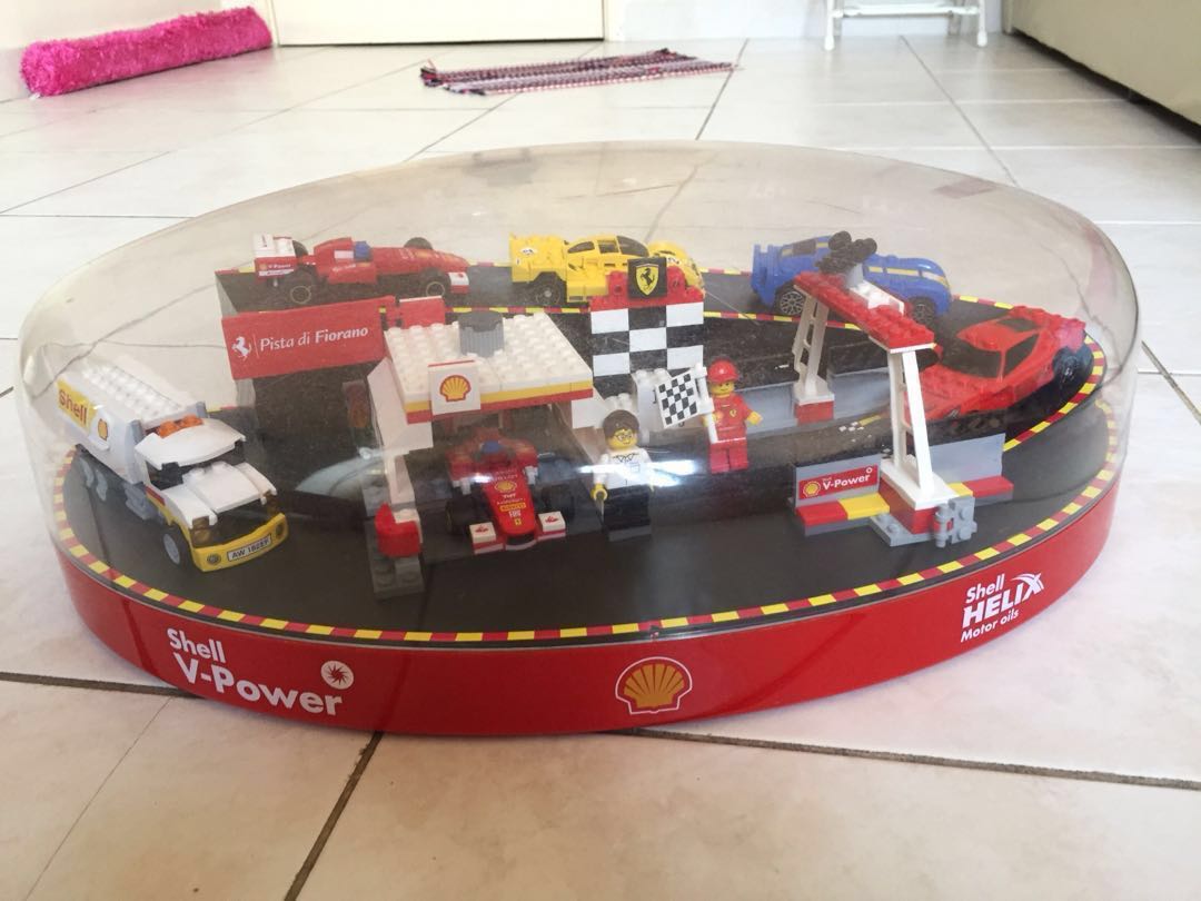 Lego X Shell X Ferrari Full Set Mainan Game Alat Mainan Lain Di