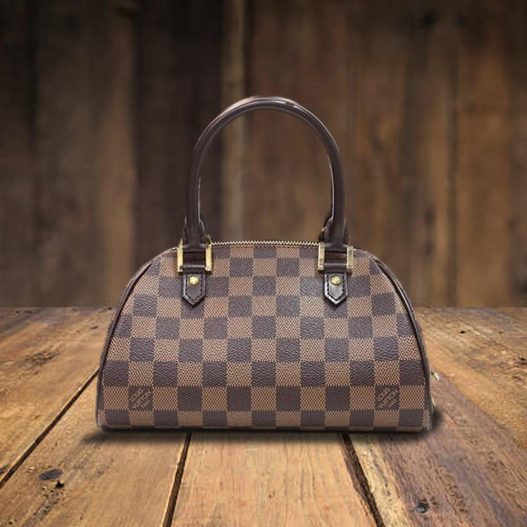 louis vuitton damier ebene canvas ribera mini bag (pre-owned: pristine ...