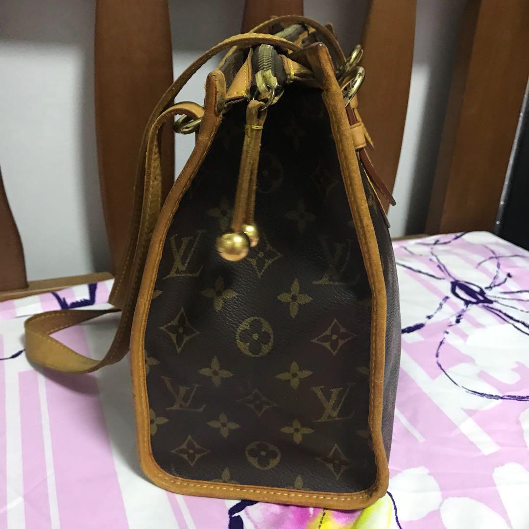 Louis Vuitton Popincourt NM Handbag Monogram Canvas with Python MM