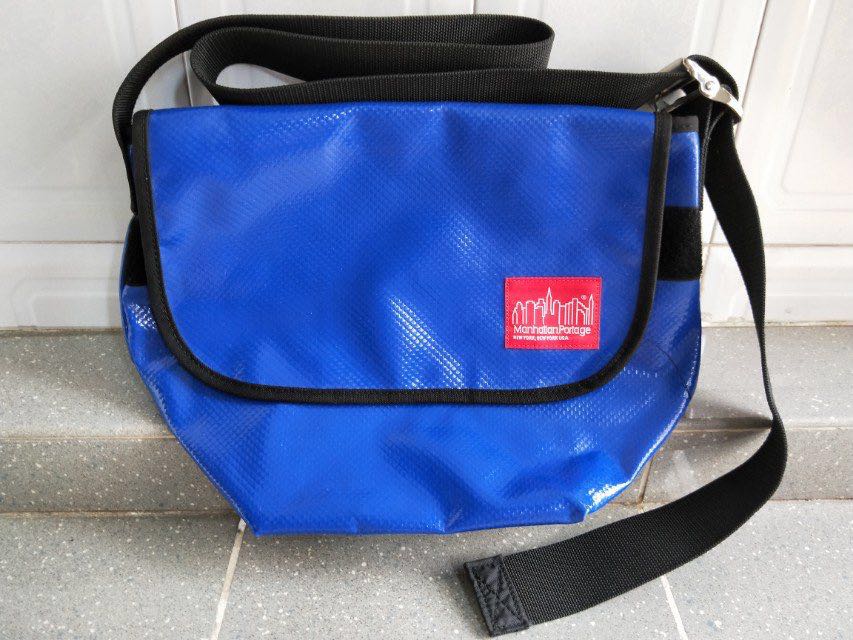 vinyl messenger bag