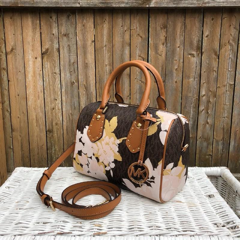 Michael kors aria small satchel sale