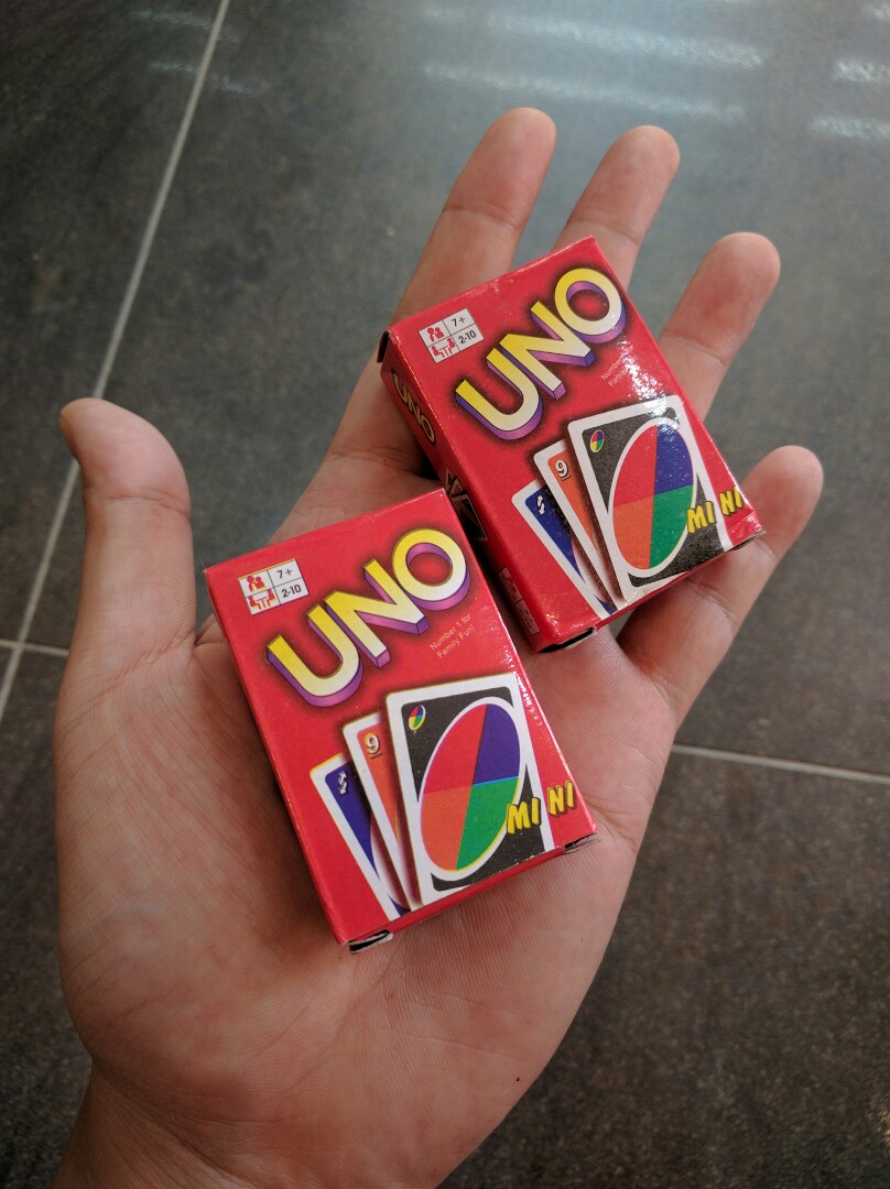 Mini Uno Cards, Hobbies & Toys, Toys & Games on Carousell