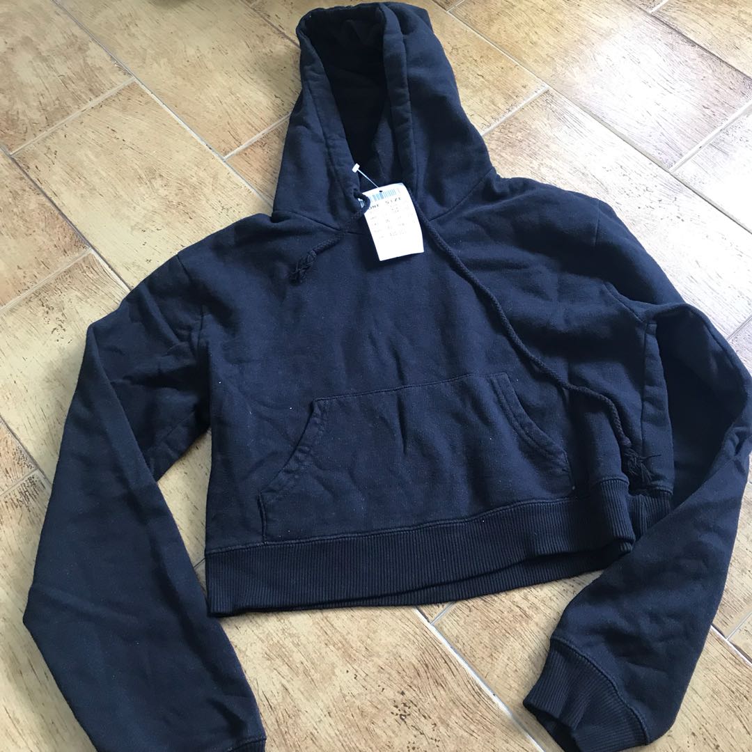 brandy melville cropped hoodie