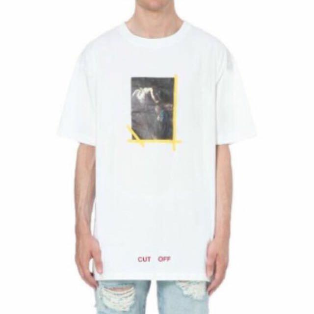 Off White Annunciazione Tee Men s Fashion Tops Sets Tshirts Polo Shirts on Carousell