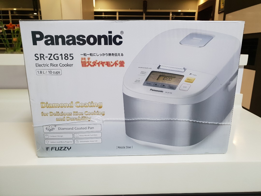 Panasonic electric rice cooker SRZG185, TV & Home Appliances, Kitchen