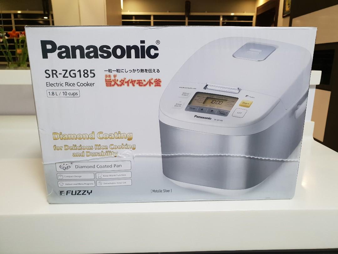 Panasonic electric rice cooker SRZG185, TV & Home Appliances, Kitchen