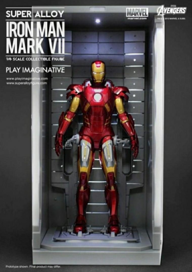 PLAY IMAGINATIVE SUPER ALLOY IRON MAN MARK VII HALL OF ARMOR