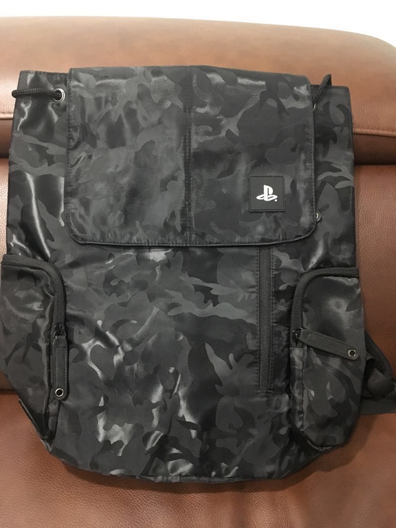 PlayStation backpack bag black camo, Men's Fashion, Bags, Backpacks on ...