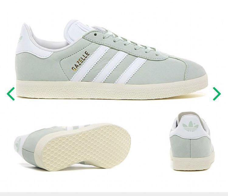 mint green adidas gazelle