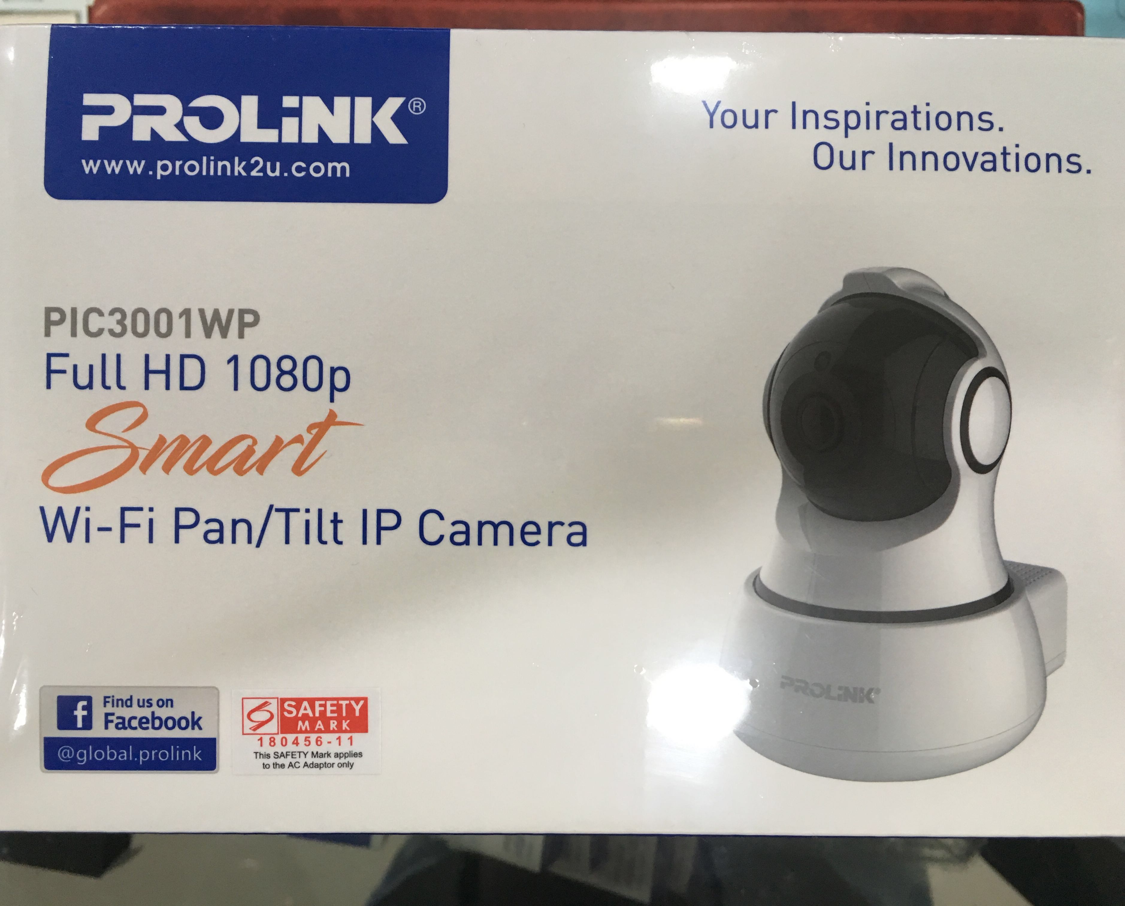 Prolink PIC3001WP Wireless Pan tilt 1080P Full HD Ip Camera