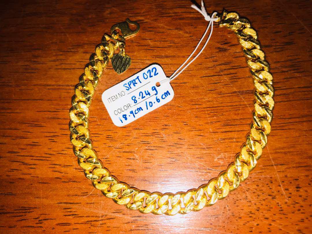 Rantai Tangan Emas 916 Pasir Hollow Luxury Accessories On Carousell