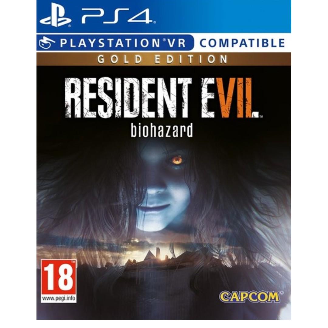 Resident Evil 7 Biohazard Gold Edition Ps4 With Unredeemed Dlc Toys Games Video Gaming Video Games On Carousell