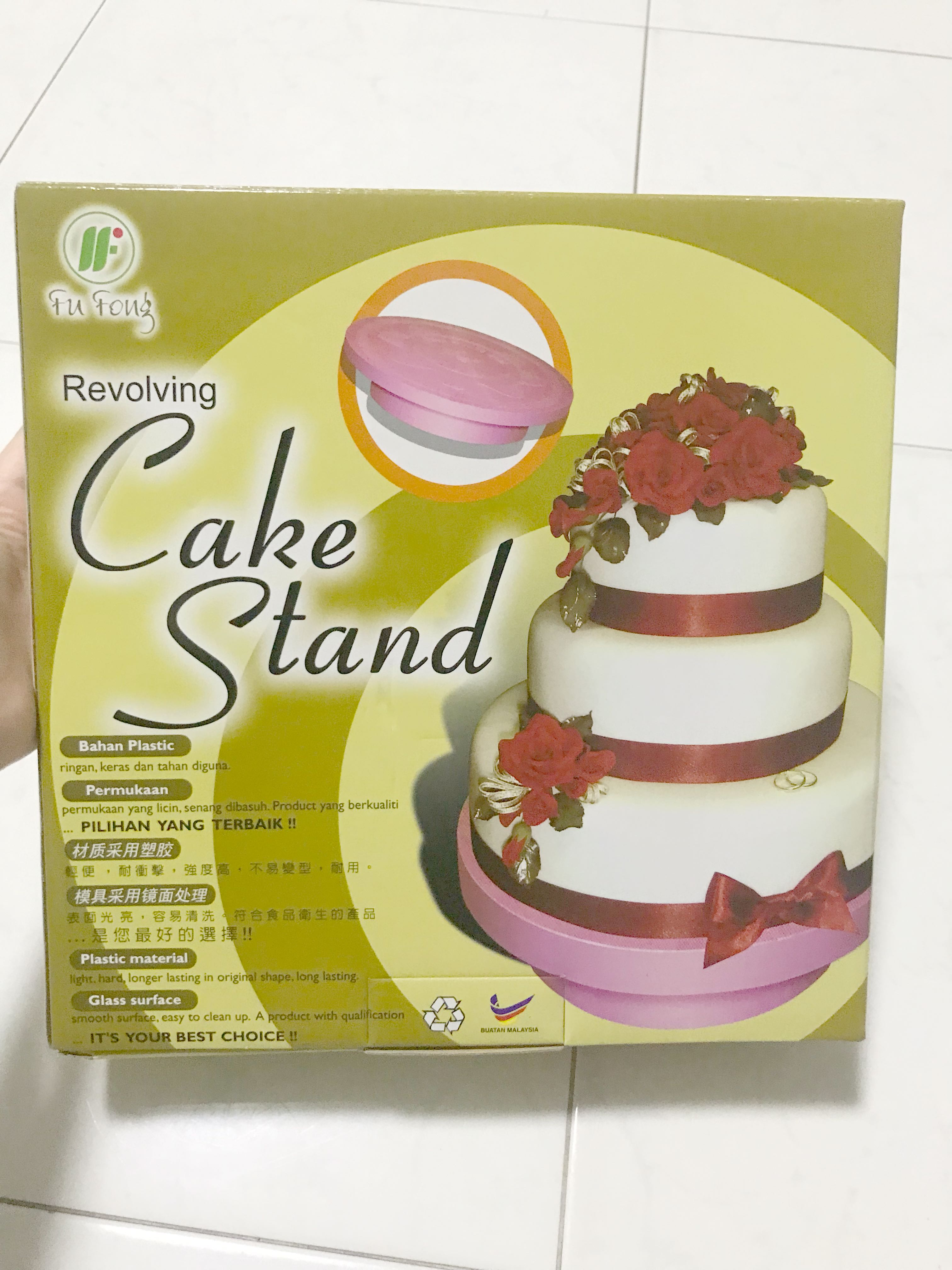Revolving Cake Stand Home Appliances Kitchenware On Carousell