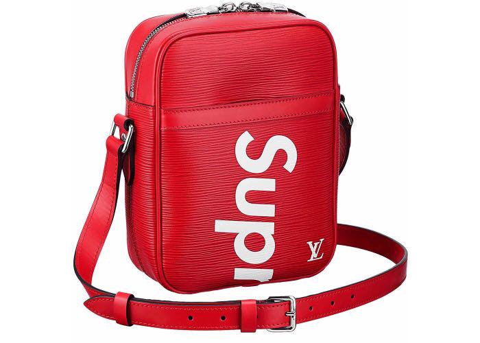 supreme lv shoulder bag