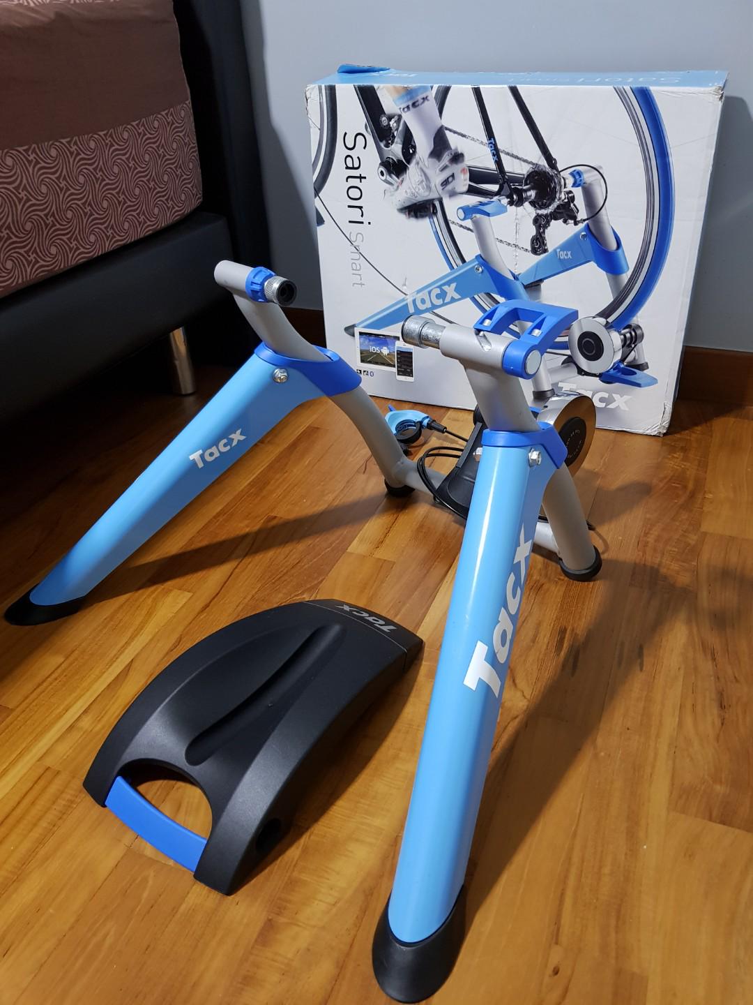 daar ben ik het mee eens mot Schuur Tacx Satori Smart T2400 Bike Trainer (Power + Speed + Cadence) Bluetooth  and Ant+ Connectivity, Sports Equipment, Exercise & Fitness, Cardio &  Fitness Machines on Carousell