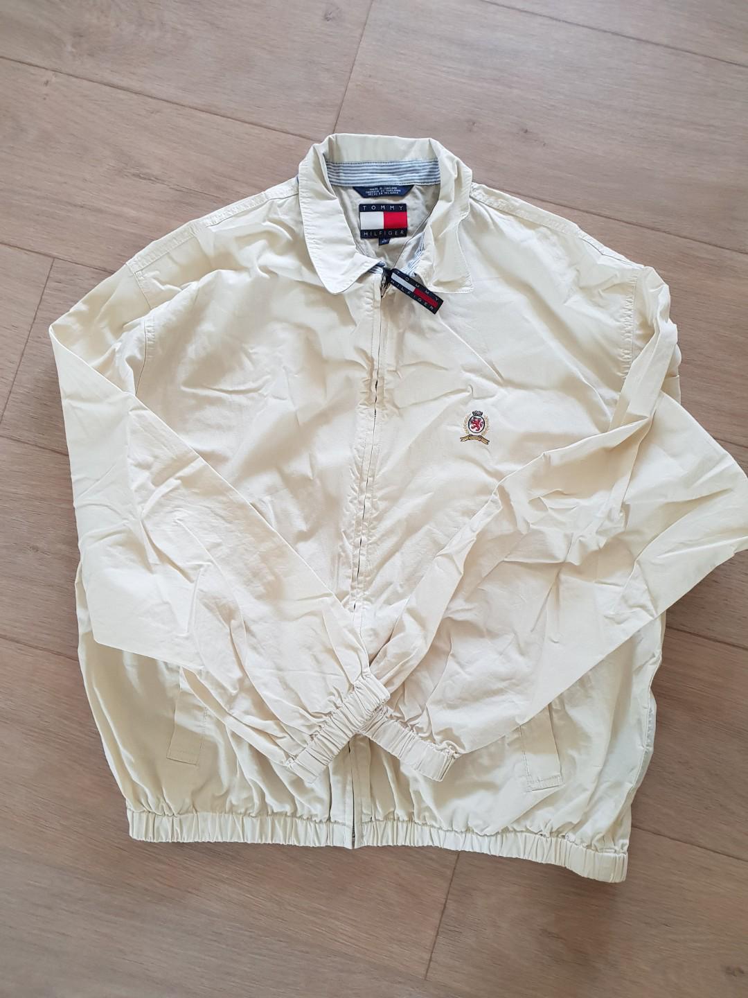 tommy hilfiger cream jacket