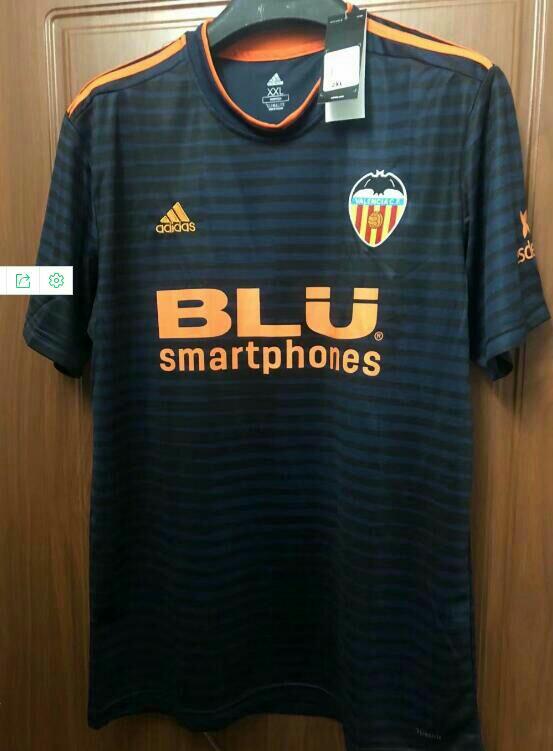 Valencia 18 19 Away Kit Sports Sports Apparel On Carousell