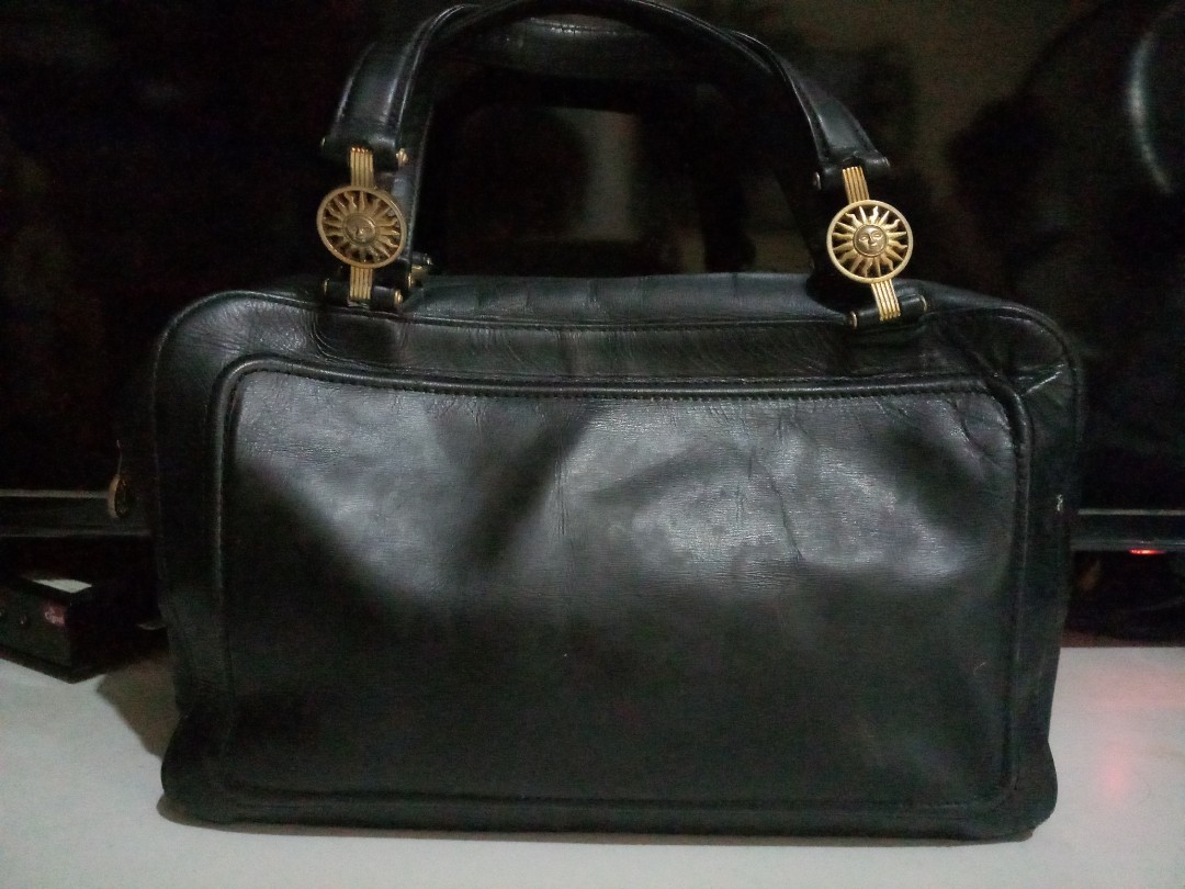 versace leather bag