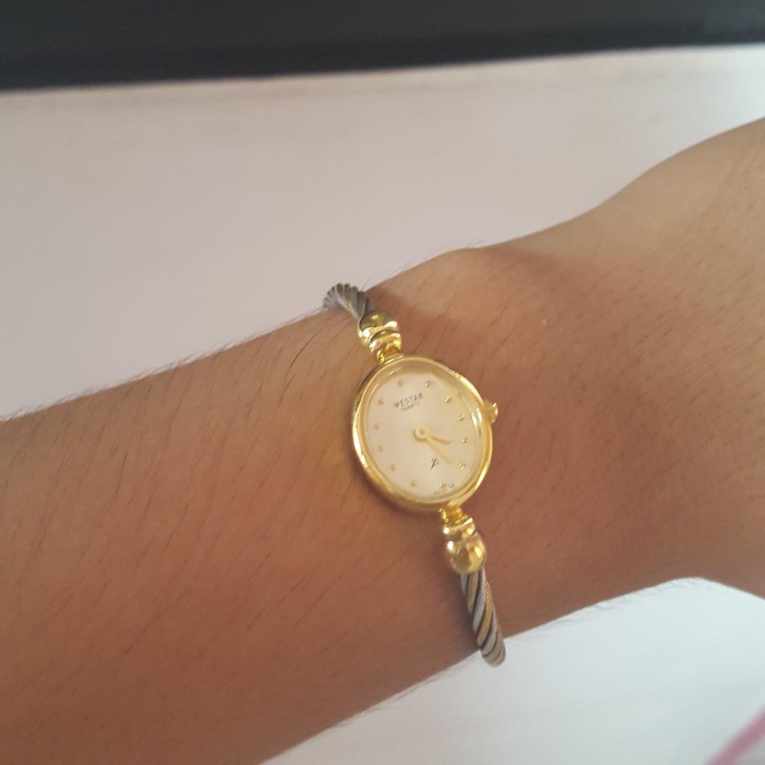 westar quartz 18k gold swiss eb