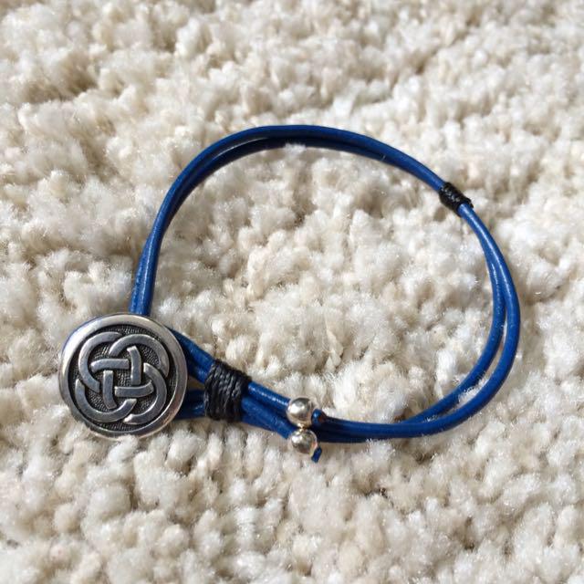 White Feather Celtic Knot Leather Bracelet Women s Fashion