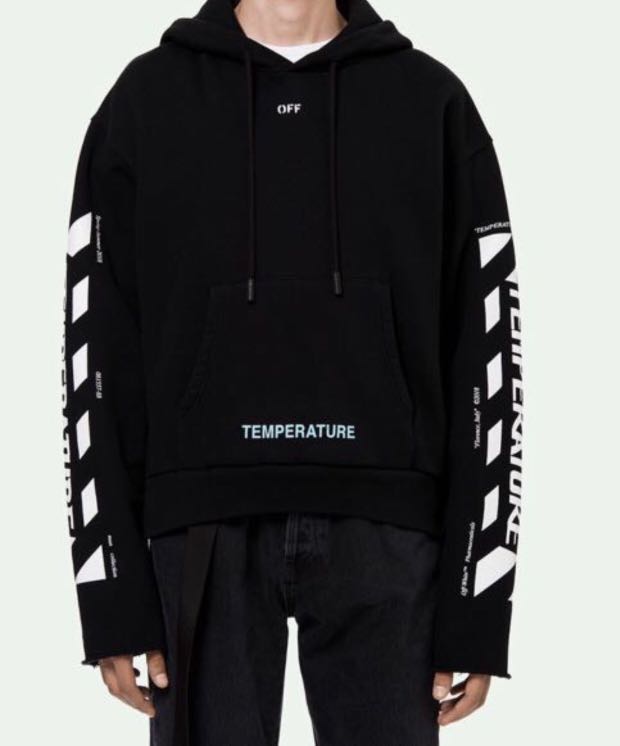 Hoodie off white temperature sale