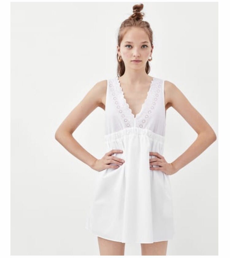 zara short lace dress