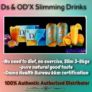 ds and odx Slimming Detox Juices