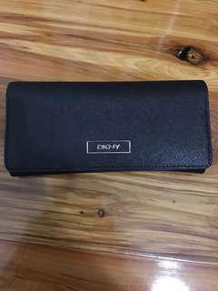 DKNY Saffiano Leather Black Wallet